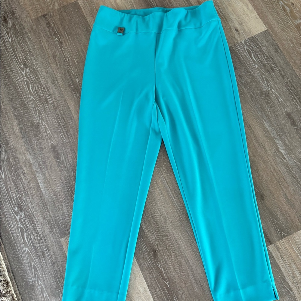 Joseph Ribkoff Teal Accent Pants